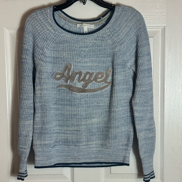 ANGEL MOTIF OVERSIZED SWEATER